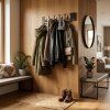 Nástěnný věšák na oblečení OAK 60 cm 2