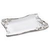395565 dekorativna keramicka misa karin 36 x 26 cm biela