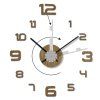 Dřevěné nástěnné hodiny Oak Time s dubovou dýhou 50–75 cm – přírodní dub 3