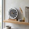 Dřevěné stojací hodiny Grey&White OAK 6