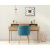 Nástěnné hodiny Scandi 30×30 cm – bílé s dekorem dubu 1