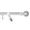 Jednořadá chromovaná garníže 19mm Crystal 3
