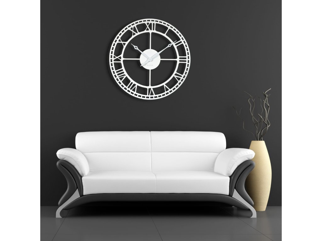 Modern falióra Vintage retro 80cm fehér