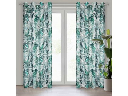 Dekoratív függöny ADELINE - zöld