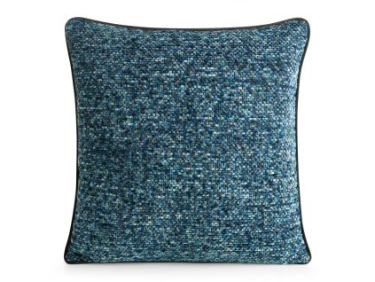 BARI dekoratív párnahuzat kötött zsenília fonalból 45x45cm - kék