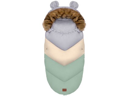 Bundazsák szőrmével Teddy PRO-V Pasztellzöld