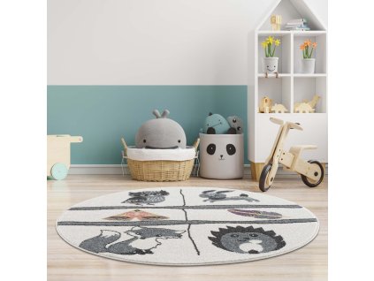 Gyerek kerek szőnyeg ANIME - minta 9390 Animals