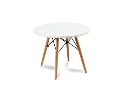 Gyermek kerek asztal 60 cm - fehér