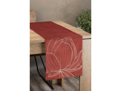 Elegáns Bársony asztali futó BLINK 12 tégla