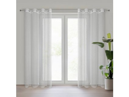Kész függöny ABI 140x250cm fehér
