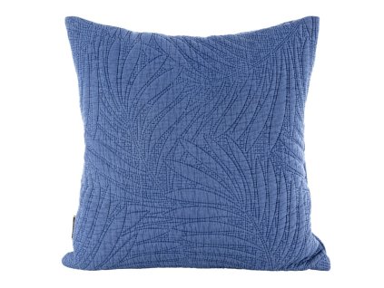 Egyszínű dekoratív párnahuzat STONE1 kék színben