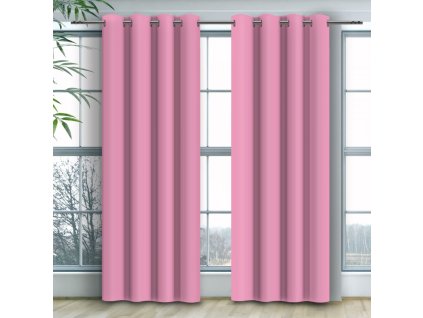 Egyszínű függöny - Halvány rózsaszín