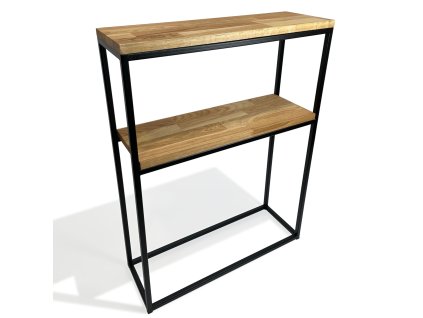 Konzol LOFT tölgy 60x80x20cm, két polccal