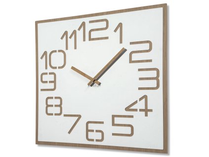 Modern fa óra EKO számjegyek fehér - 60cm