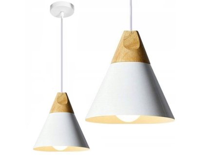 Retro mennyezeti lámpa Loft Scandi A fehér