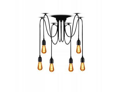 10177 retro stropna lampa spider 6