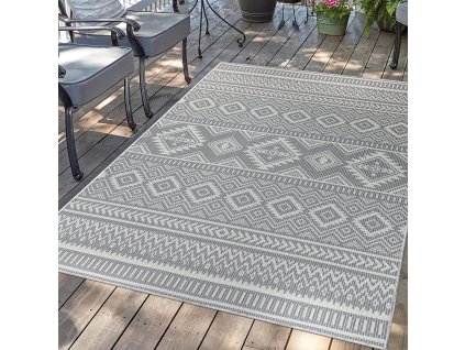 Zsinóros szőnyeg PALM 23522A antracit