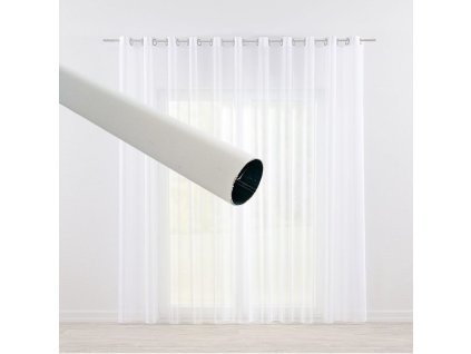 Függönyrúd fehér matt