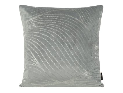 Bársony díszpárnahuzat BLINK18 45x45cm - ezüst