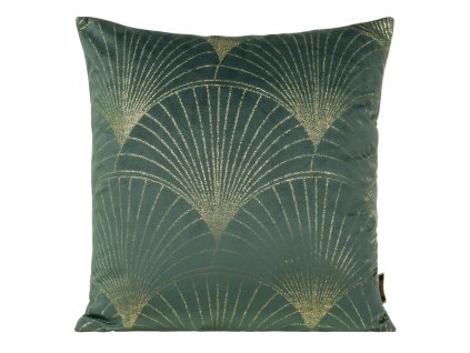 Bársony díszpárnahuzat BLINK21 45x45cm - sötét menta