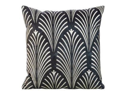 Bársony díszpárnahuzat BLINK27 45x45cm - grafit