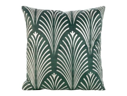 Bársony díszpárnahuzat BLINK27 45x45cm - sötét menta