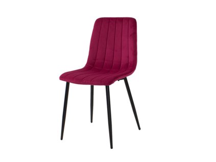 Öv ciklámen bársony étkezőszék