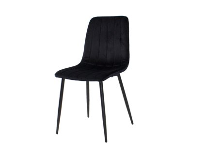 Bársony étkezőszék Öv fekete