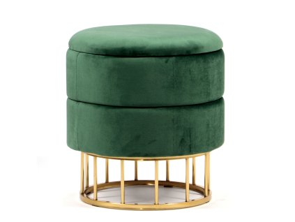 BASKO Bársony zsámoly - zöld