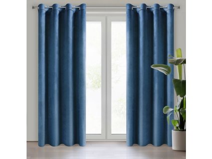 Bársony függöny MELANIE 140x250cm gránát