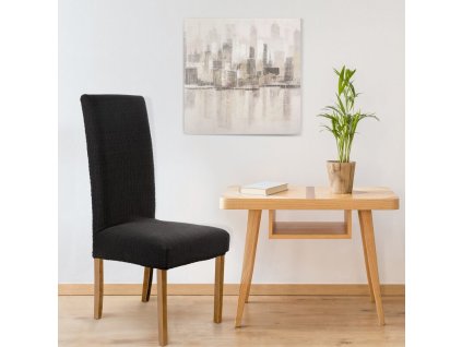 352514 potah na stolicku cierny mramor