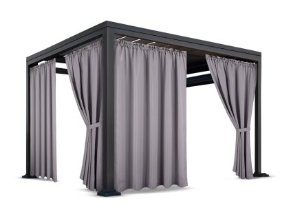 Kerti függöny a pavilon alagúthoz ZMOT 05 sötétszürke