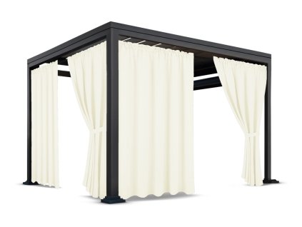 Kerti függöny pavilon alagúthoz ZMOT 06 krém