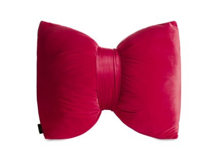 358742 dekoracny zamatovy vankus v tvare masle bordovy