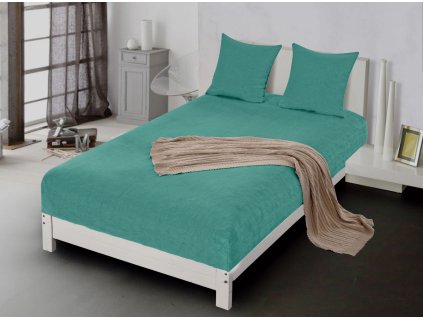 Gumis lepedő gumival, mikroplüss, türkiz PRZG 12