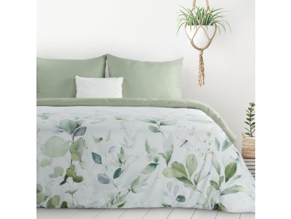 VERANO10 ágynemű növényi motívummal (Az ágynemű mérete szélesség x hosszúság: 140x200cm + 1 db 70x80 cm)