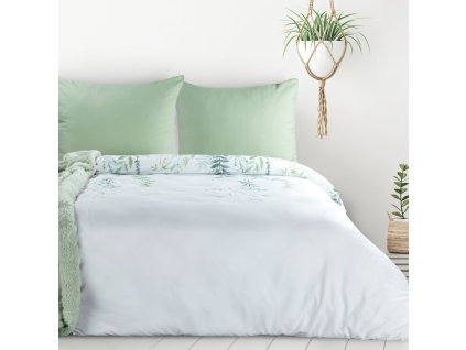 VERANO7 ágynemű növényi motívummal (Az ágynemű mérete szélesség x hosszúság: 140x200cm + 1 db 70x80 cm)