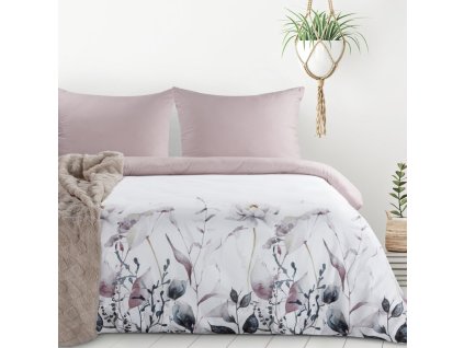VERANO9 ágynemű virágmintával (Az ágynemű mérete szélesség x hosszúság: 140x200cm + 1 db 70x80 cm)