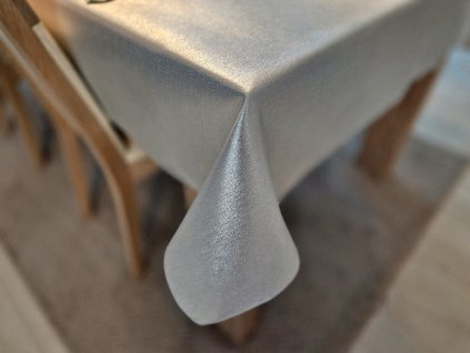 Ezüst elegáns terítő