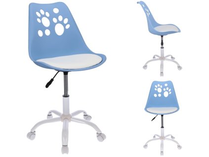 280977 detska stolicka joy k pisaciemu stolu modro biela