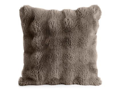 377319 luxusna kozusinova obliecka na vankus lily 45x45cm bezova