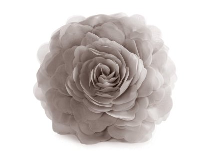 378093 dekoracny vankus 3d flores 6 v bezovej farbe