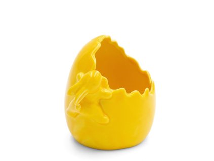 378300 velkonocna figurka vajicka so zajacikom v zltej farbe