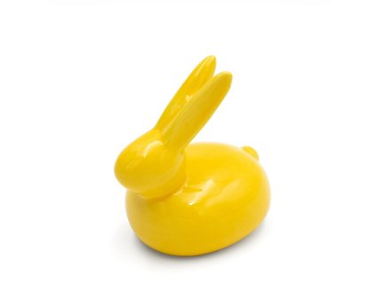 378294 velkonocna figurka zajacika v zltej farbe