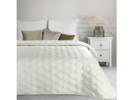 Elegáns bársony ágytakaró SOFIA 5 krémszínű (Dobási méret (szélesség x hossz) 170x210 cm)