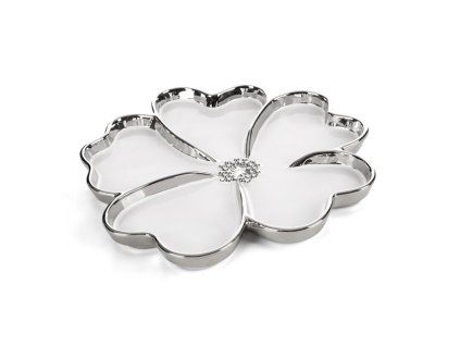 384385 dekorativna misa nefre 33x3 cm biela