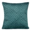 ARIEL3 dekoratív párnahuzat sötét türkiz színben