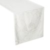 Elegáns Bársony asztali futó BLINK 13 fehér