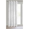 Margaret pamut függöny mohair cérnával díszítve - fehér