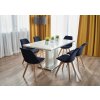 Kárpitozott étkezőszék BARI - fekete